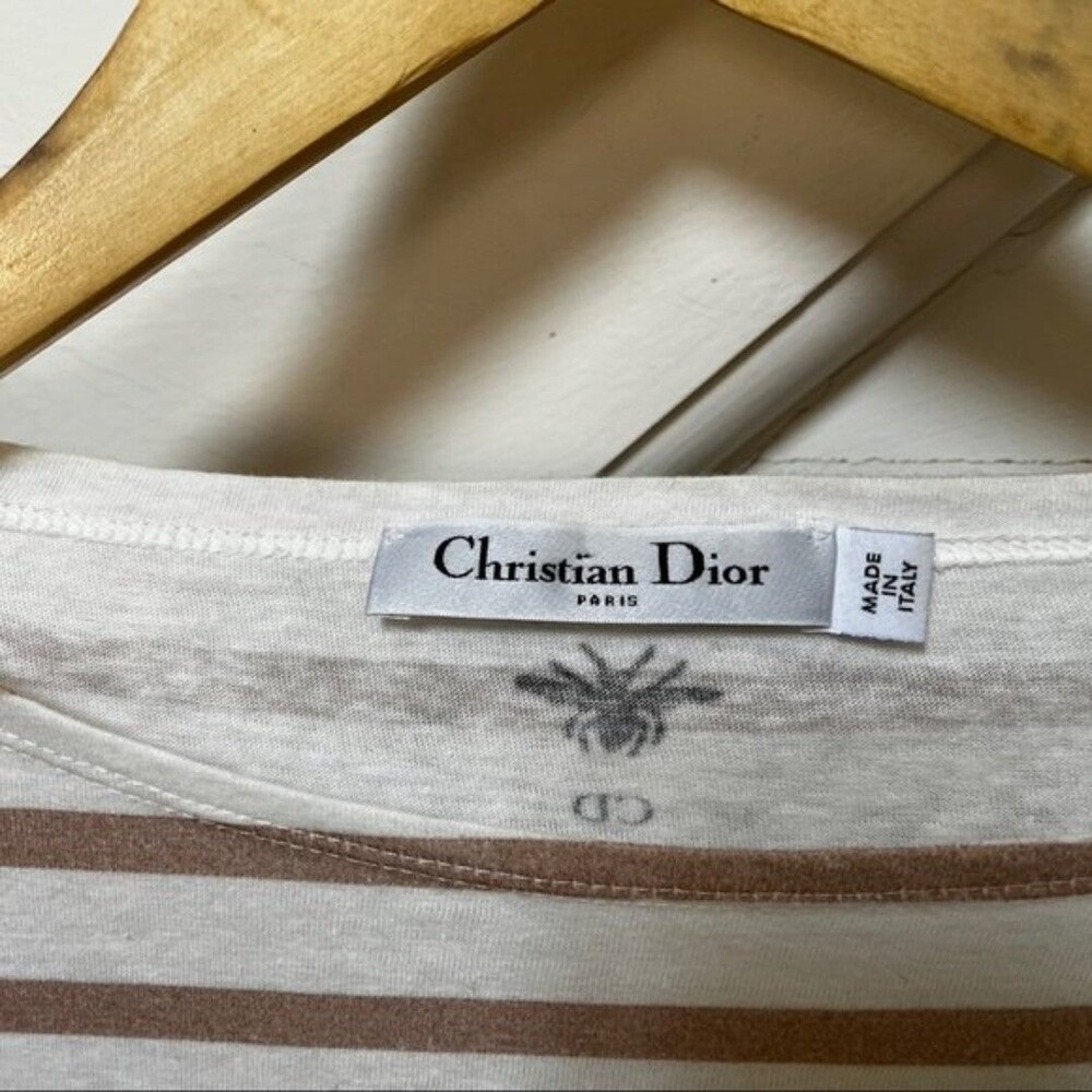 Christian Dior I love Mykonos Striped Long Sleeve Tee XS - Picture 6 of 12